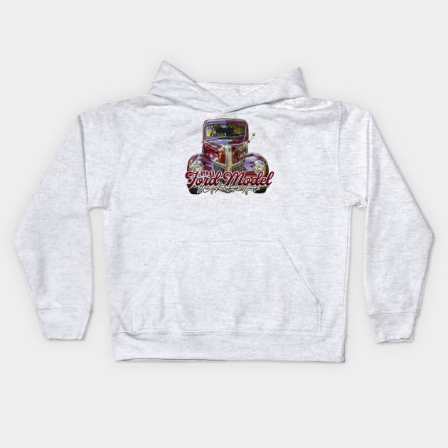 1941 Ford Model 11C Pickup Truck Kids Hoodie by Gestalt Imagery